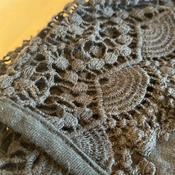 Sonoma Black Cotton Embroidered Muscle Tee Sixe XL - Picture 7 of 7